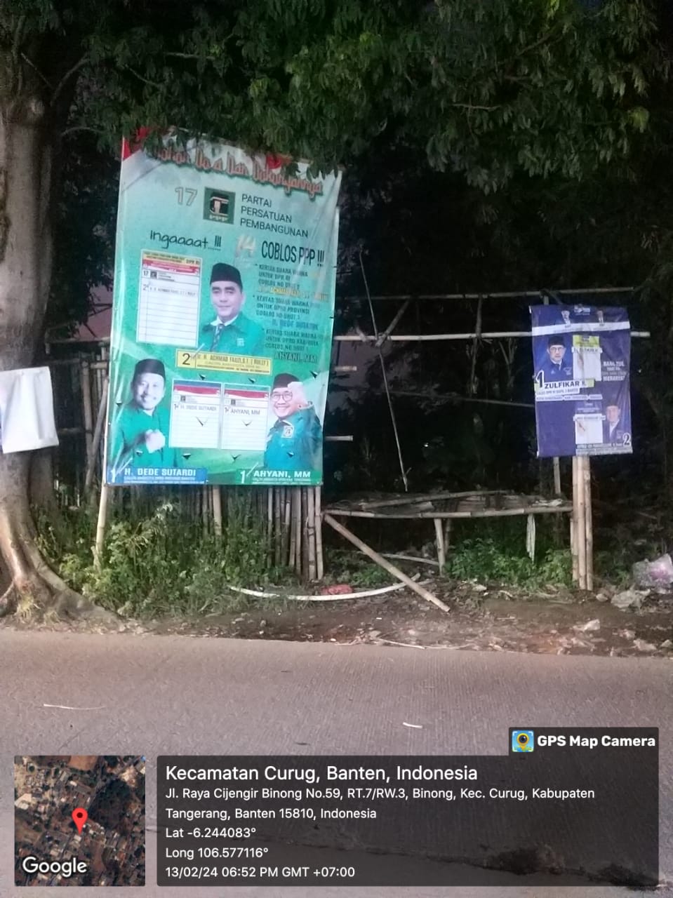 Diduga Lalai, H-1 APK di Jl.Cijengir Binong Belum Ditertibkan