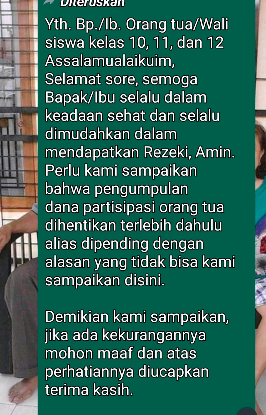 SMA 22 Hentikan Sementara Pungutan Liar Ke Wali Murid, Ada Apa?