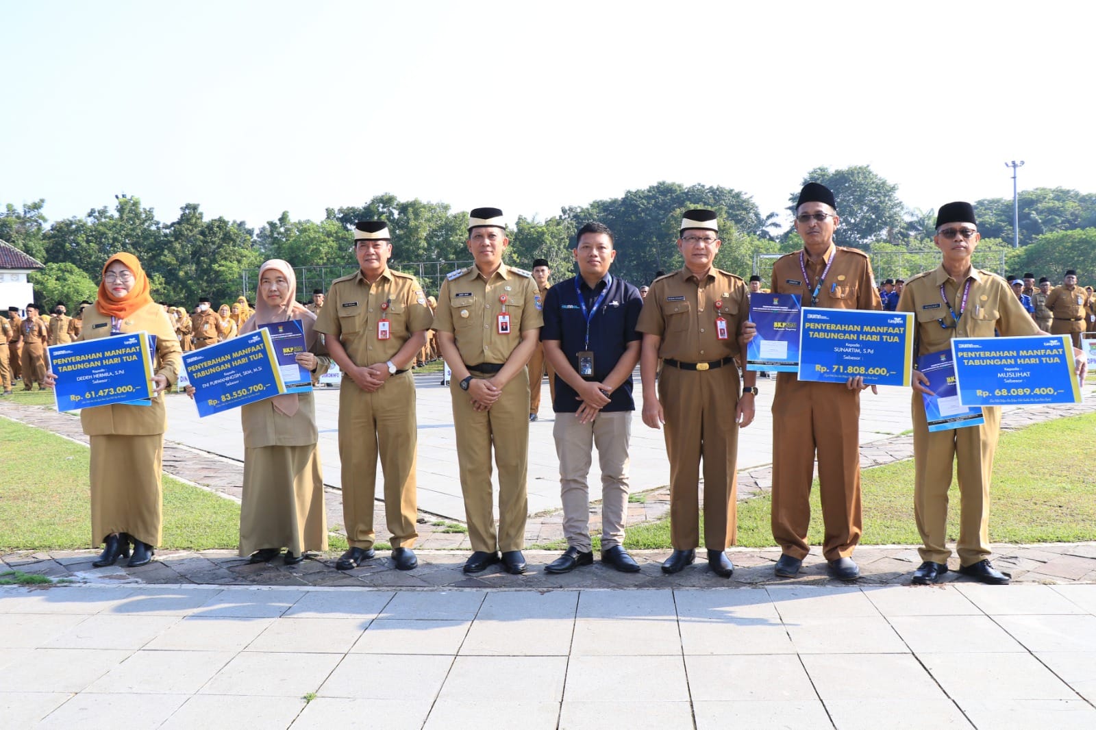 Hari Pertama Masuk Kerja, Pemkab Tangerang Gelar Halal Bihalal