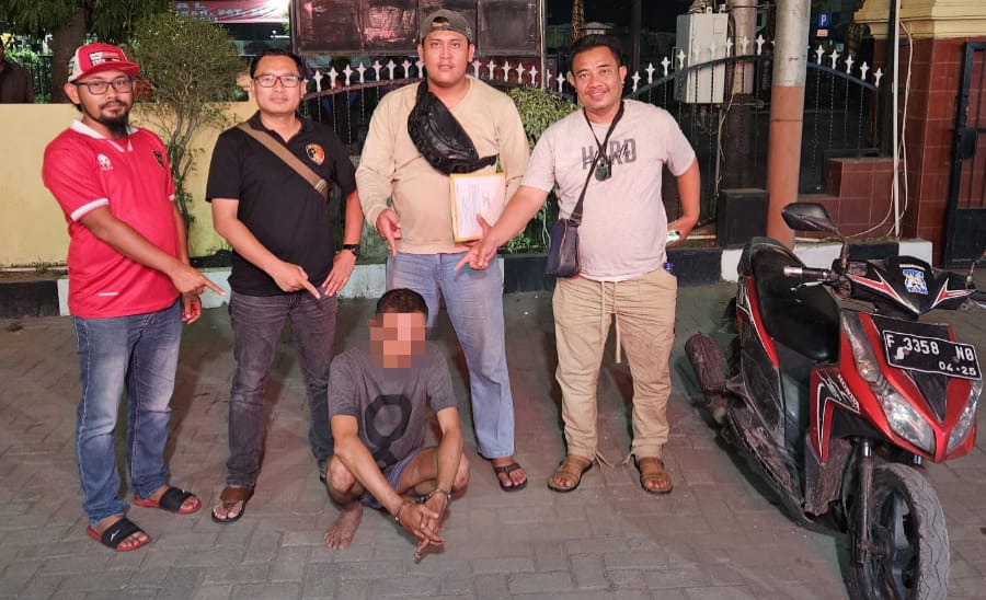 Modus Kenalan, Pelaku Curanmor dan Penadah Diamankan Polsek Teluknaga