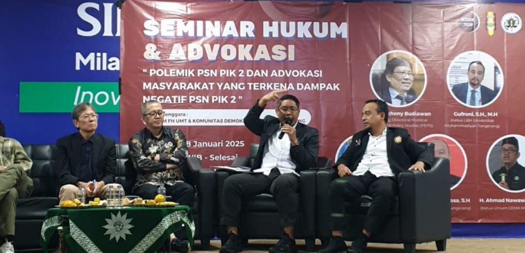 Dalam Acara Pihak yang Kontra LPBHNU Kabupaten Tangerang Dukung PSN-PIK2