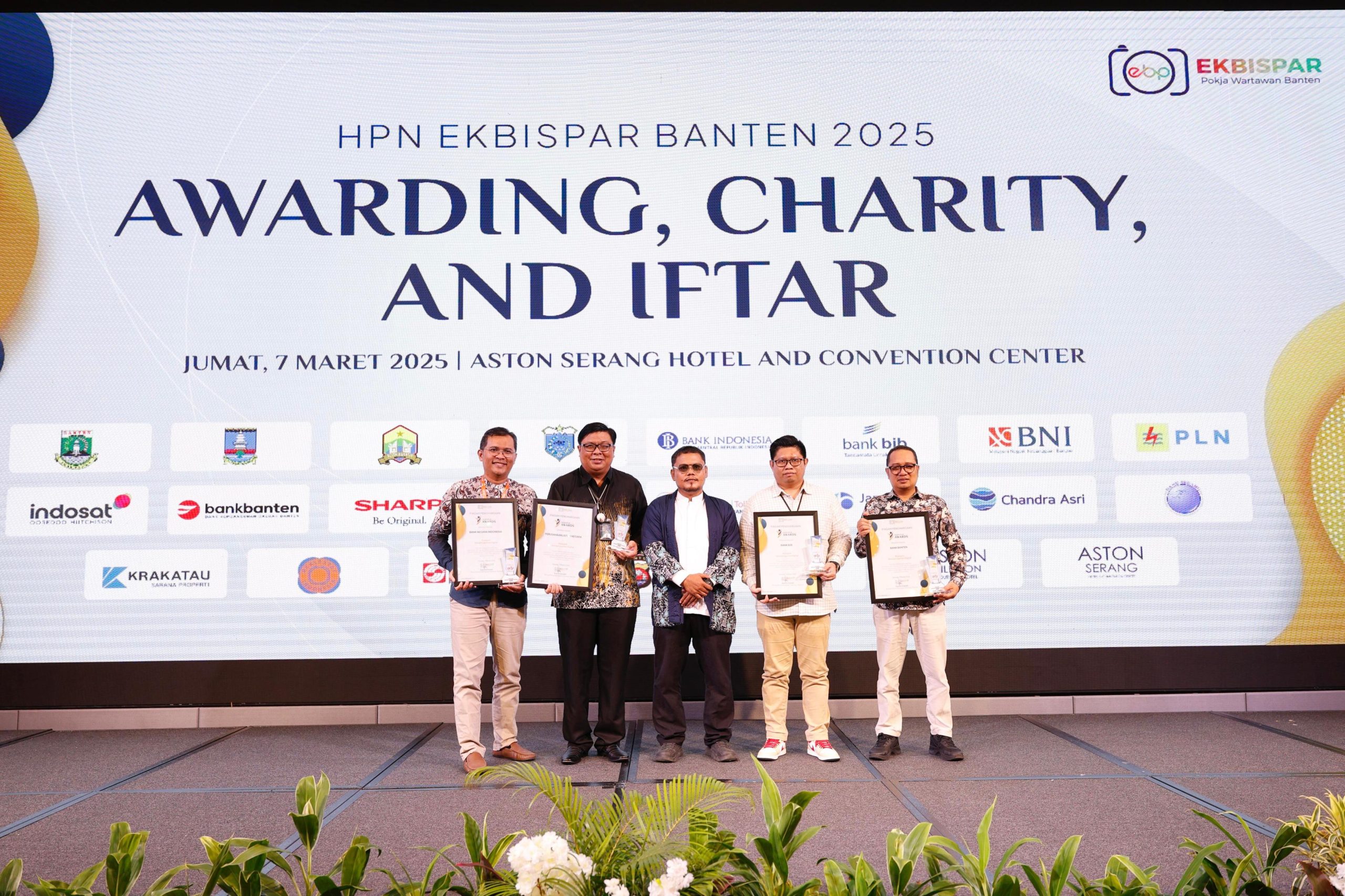 Bank Banten Raih Penghargaan Ekbispar Award 2025 dalam InovasiLayanan Digital