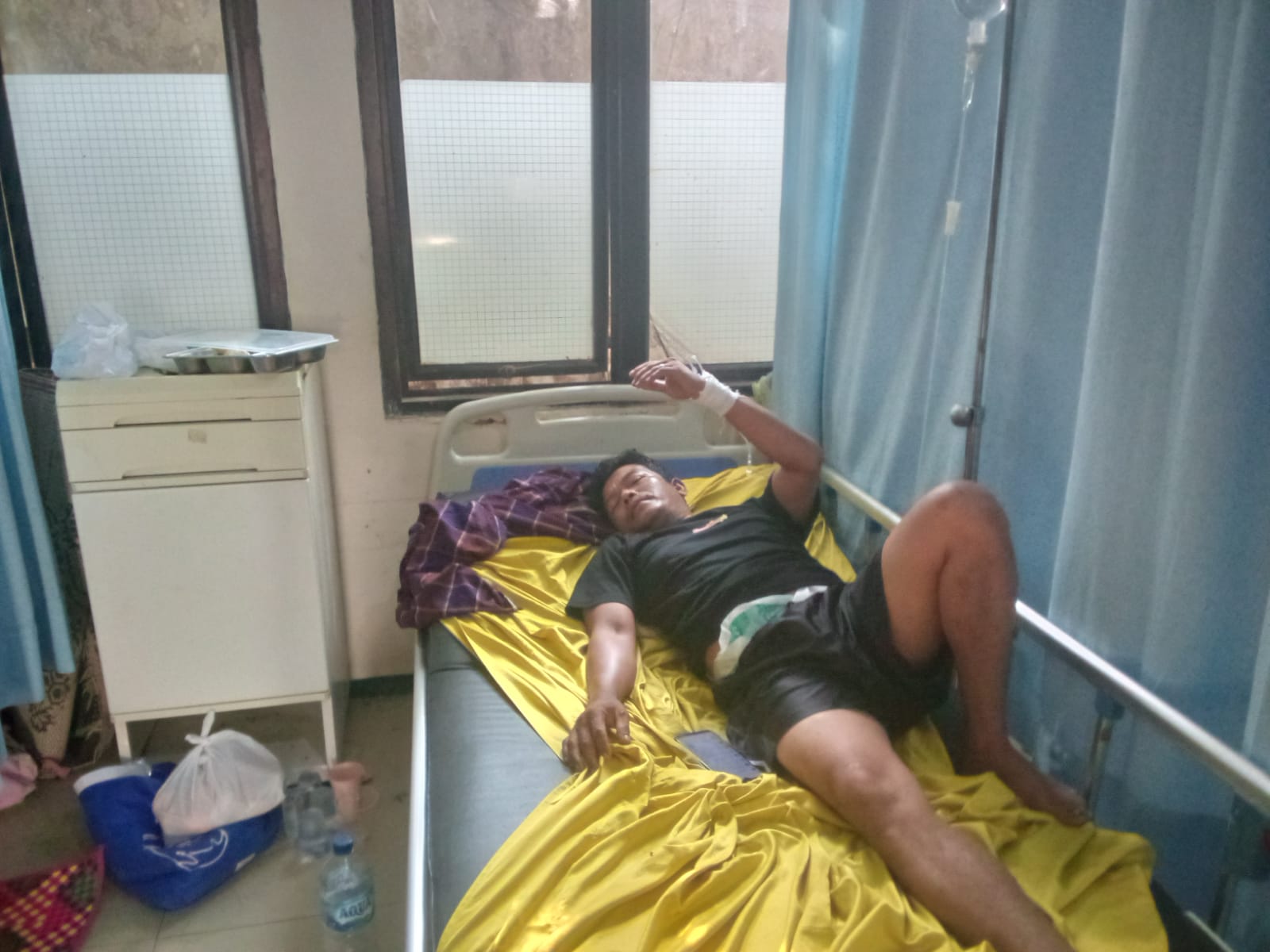 Tim Investigasi GWI Besuk Pasien di Puskesmas Panimbang, Siap Kawal Pengobatan hingga RSUD