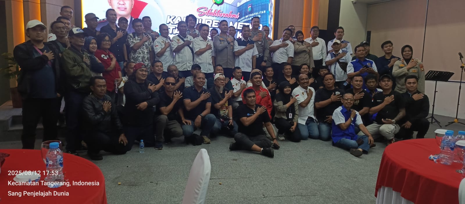 Kapolres Metro Tangerang Kota Jalin Silaturahmi dengan Organisasi Awak Media