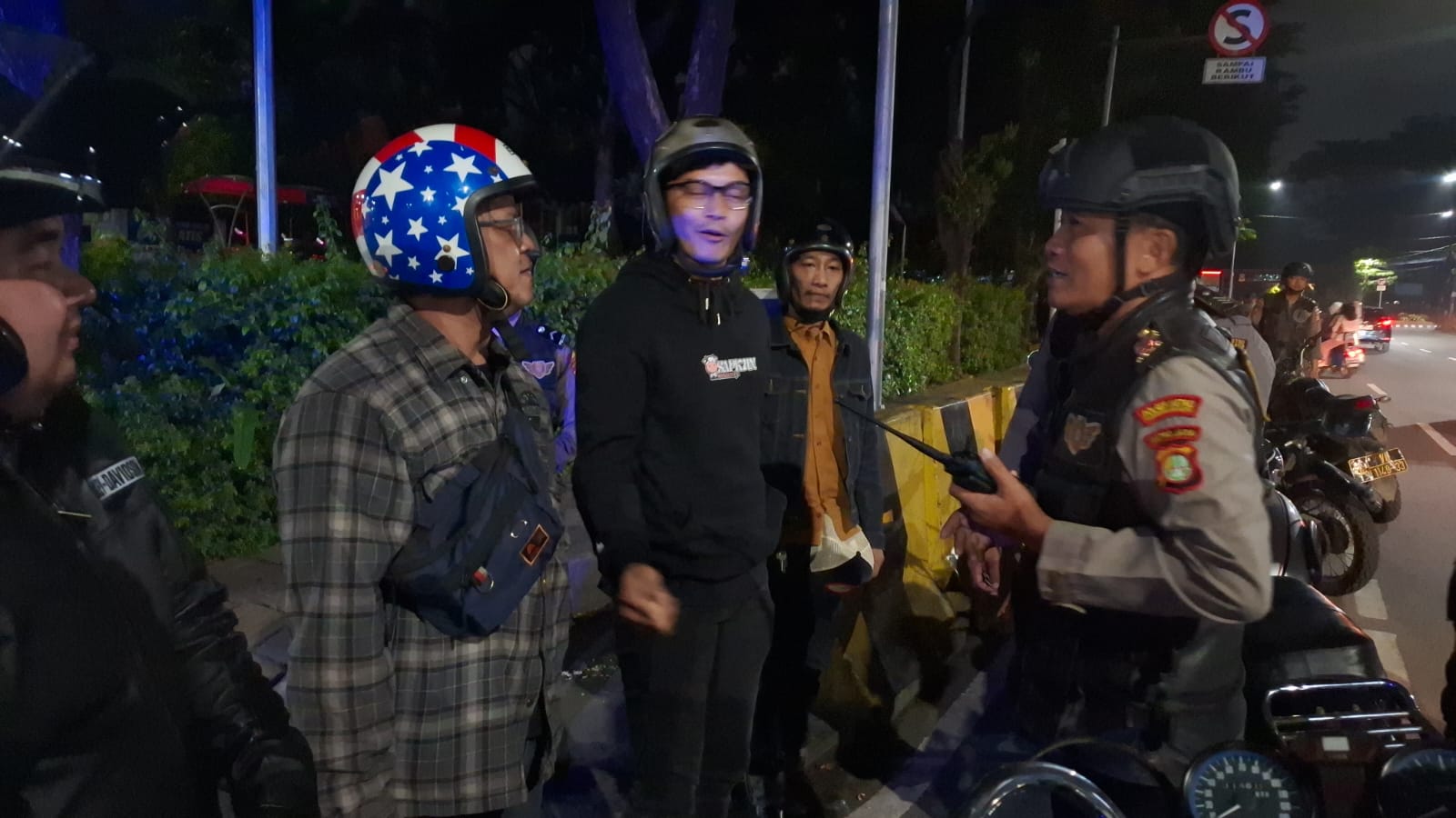 Patroli Presisi Polres Metro Tangerang Kota sisir keheningan malam ciptakan Rasa aman dan Kondusif
